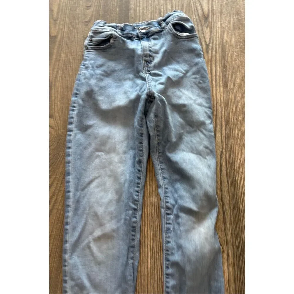 The Children's Place Youth Boys Straight Jeans Slim Fit Denim Blue Size 14